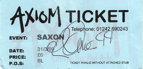 Saxon Ticket